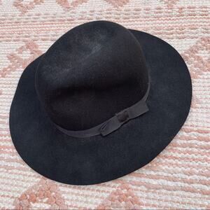 Black Brixton 100% Wool Hat M 7.25 (58 cm)